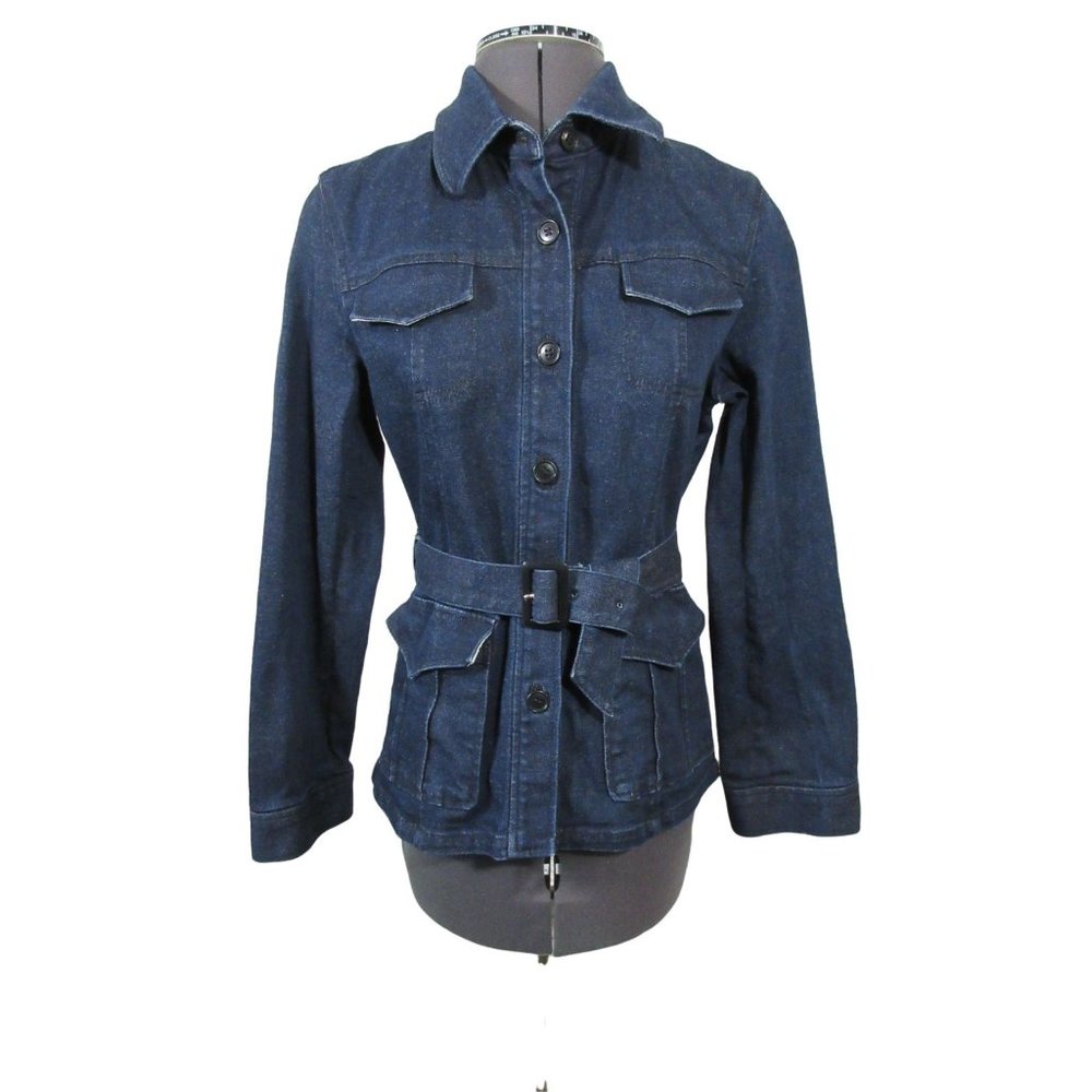 MK Klein+ indigo‎ wash denim jacket